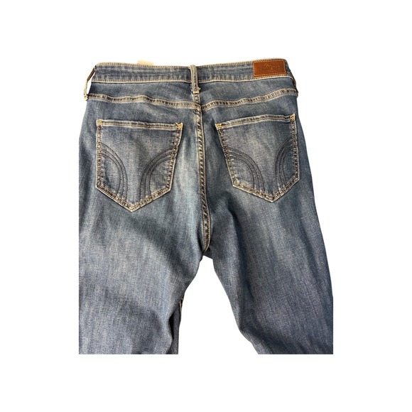 Hollister Ultra High Rise Super Skinny Jeans Distressed Blue W28 L30 - Picture 9 of 9